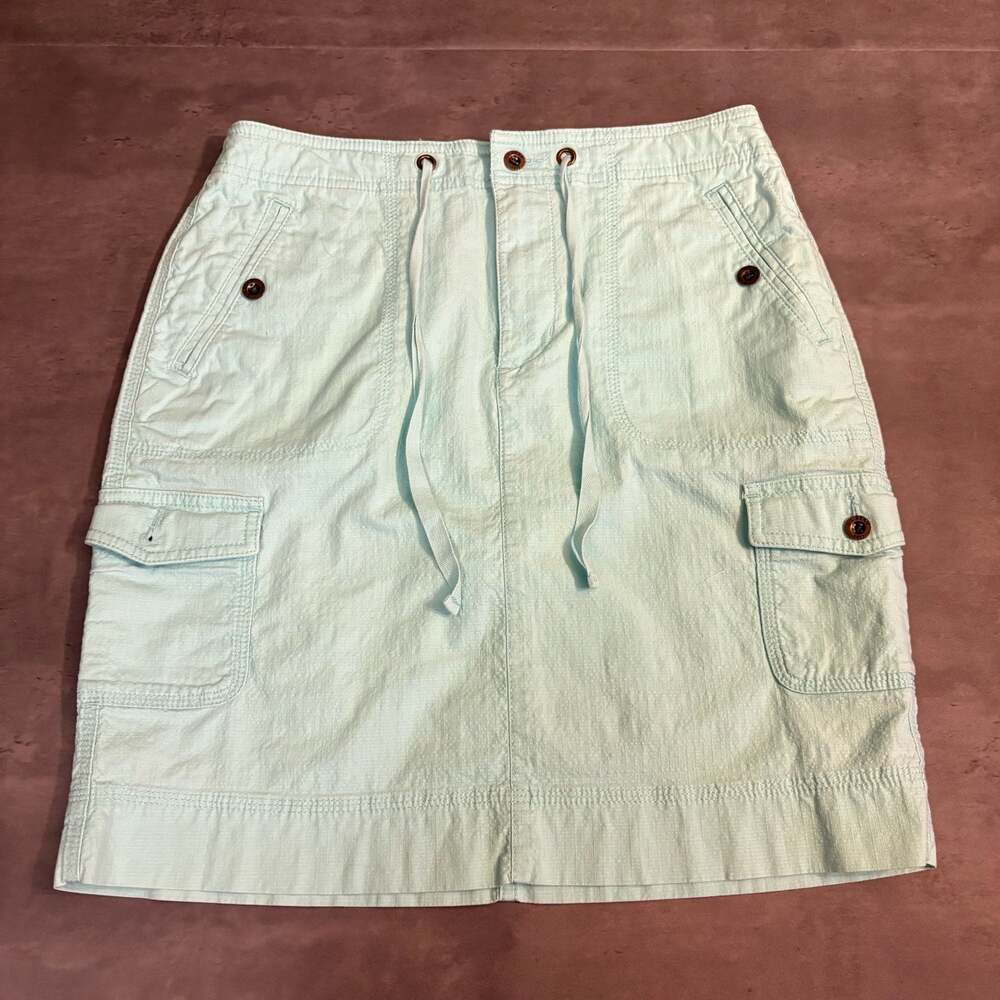 L.L.Bean Favorite Fit Cargo Skirt Size 4